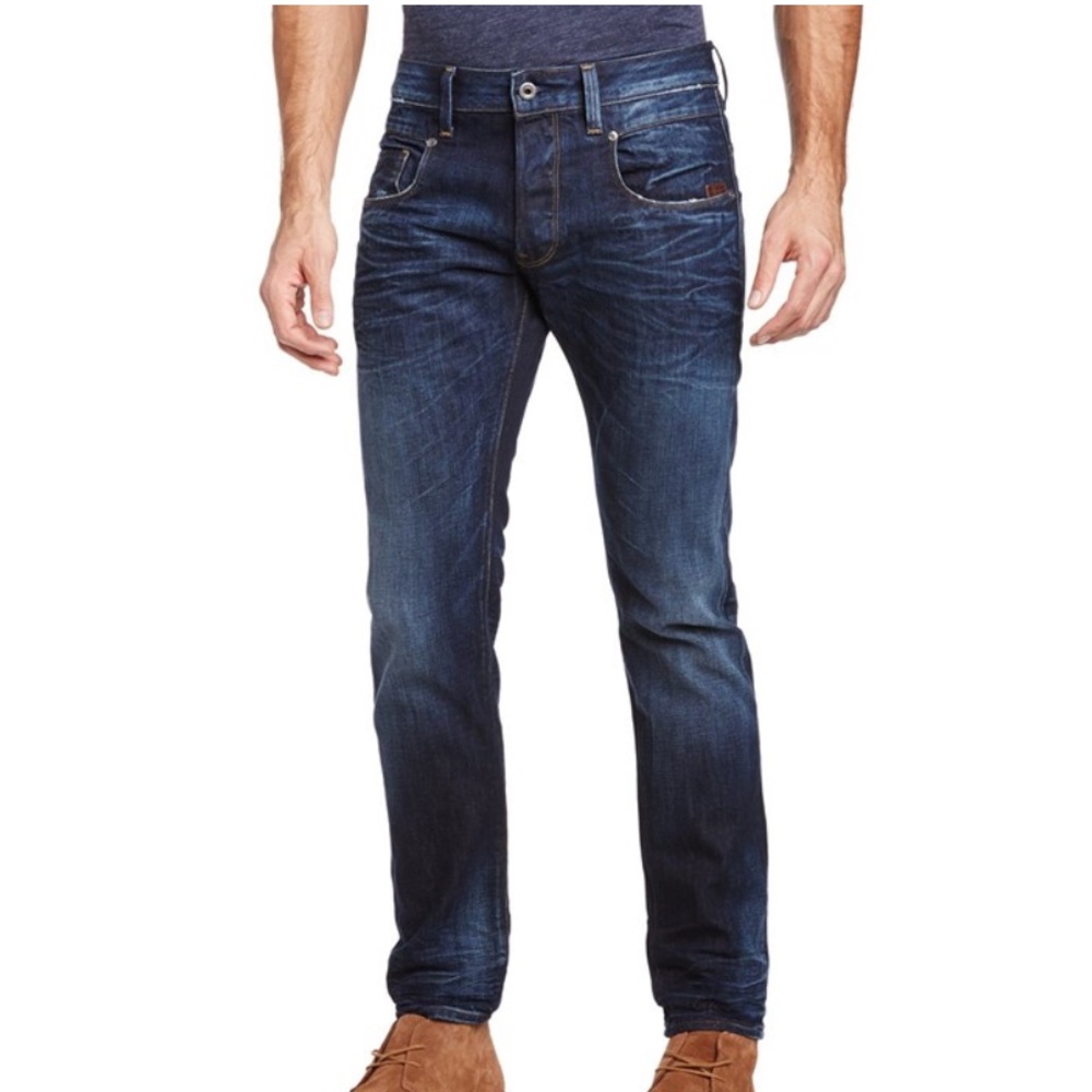 G-STAR RAW Radar Slim Jeans Dark Indigo Denim Men's Size 30
